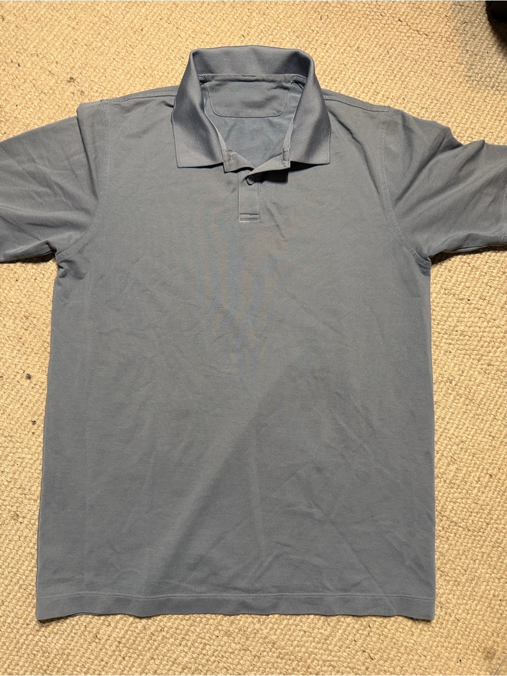 Lululemon Tech Pique Men’s Golf Polo in Slate Blue